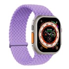 Microsonic Apple Watch SE 40mm Kordon Large Size 160mm Knitted Fabric Single Loop Lila