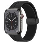 Microsonic Apple Watch Series 6 44mm Kordon Ribbon Line Siyah