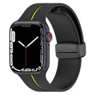 Microsonic Apple Watch Ultra 2 Kordon Ribbon Line Siyah Yeşil