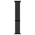 Microsonic Apple Watch Series 8 45mm Hasırlı Kordon Woven Sport Loop Siyah