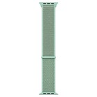 Microsonic Apple Watch Series 9 41mm Hasırlı Kordon Woven Sport Loop Yeşil