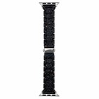 Microsonic Apple Watch Series 10 46mm Flame Metal Stainless Kordon Siyah