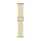 Microsonic Apple Watch SE 2022 44mm Kordon Knitted Fabric Loop Bej