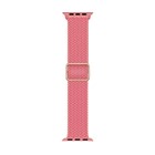 Microsonic Apple Watch SE 2022 44mm Kordon Knitted Fabric Loop Pembe