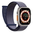 Microsonic Apple Watch Series 5 44mm Hasırlı Kordon Woven Lacivert