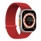 Microsonic Apple Watch Series 5 44mm Kordon Large Size 160mm Knitted Fabric Single Loop Kırmızı