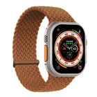 Microsonic Apple Watch Series 5 44mm Kordon Medium Size 147mm Knitted Fabric Single Loop Kahverengi