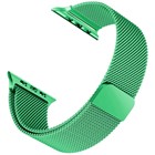 Microsonic Apple Watch 1 42mm Kordon Luxe Metal Twist Yeşil