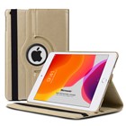 Microsonic Apple iPad 10 2 8 Nesil A2270-A2428-A2429-A2430 Kılıf 360 Rotating Stand Deri Gold