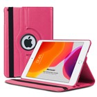 Microsonic Apple iPad 10 2 9 Nesil A2602-A2604-A2603-A2605 Kılıf 360 Rotating Stand Deri Pembe