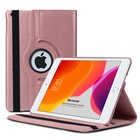 Microsonic Apple iPad 10 2 9 Nesil A2602-A2604-A2603-A2605 Kılıf 360 Rotating Stand Deri Rose Gold