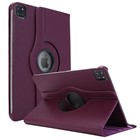 Microsonic Apple iPad Pro 11 2022 4 Nesil Kılıf A2759-A2435-A2761-A2762 360 Rotating Stand Deri Mor