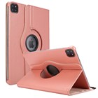 Microsonic Apple iPad Pro 11 2021 3 Nesil Kılıf A2377-A2459-A2301-A2460 360 Rotating Stand Deri Rose Gold