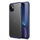 Microsonic Apple iPhone 11 6 1 Kılıf Frosted Frame Lacivert