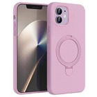 Microsonic Apple iPhone 11 Kılıf Aura Stant MagSafe Pembe