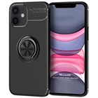 Microsonic Apple iPhone 11 Kılıf Kickstand Ring Holder Siyah