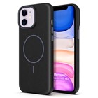 Microsonic Apple iPhone 11 Kılıf MagLeather Pro Siyah
