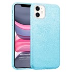 Microsonic Apple iPhone 11 Kılıf Sparkle Shiny Mavi