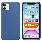 Microsonic Apple iPhone 11 6 1 Kılıf Liquid Lansman Silikon Çini Mavisi