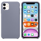 Microsonic Apple iPhone 11 6 1 Kılıf Liquid Lansman Silikon Lavanta Grisi