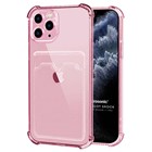 Microsonic Apple iPhone 11 Pro Card Slot Shock Kılıf Pembe