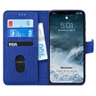 Microsonic Apple iPhone 11 Pro 5 8 Kılıf Fabric Book Wallet Lacivert