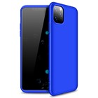 Microsonic Apple iPhone 11 Pro Max 6 5 Kılıf Double Dip 360 Protective Mavi
