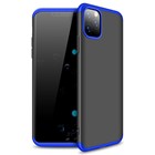 Microsonic Apple iPhone 11 Pro Max 6 5 Kılıf Double Dip 360 Protective Siyah Mavi