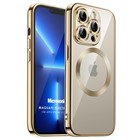 Microsonic Apple iPhone 11 Pro Kılıf MagSafe Luxury Electroplate Gold