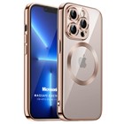 Microsonic Apple iPhone 11 Pro Kılıf MagSafe Luxury Electroplate Rose Gold