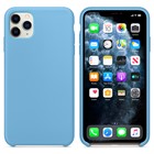 Microsonic Apple iPhone 11 Pro 5 8 Kılıf Liquid Lansman Silikon Kantaron Mavisi