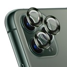 Microsonic Apple iPhone 11 Pro Tekli Kamera Lens Koruma Camı Koyu Yeşil