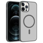 Microsonic Apple iPhone 12 Pro Kılıf MagSmoke Neo Gri