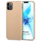 Microsonic Matte Silicone Apple iPhone 12 Pro Kılıf Gold