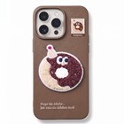 Microsonic Apple iPhone 12 Pro Kılıf Stitched Puppy Plush Doughnut