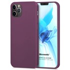 Microsonic Matte Silicone Apple iPhone 12 Pro Max Kılıf Mor