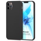 Microsonic Matte Silicone Apple iPhone 12 Pro Max Kılıf Siyah