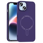 Microsonic Apple iPhone 14 Kılıf AirFit MagSafe Derin Mor