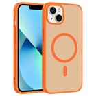 Microsonic Apple iPhone 13 Kılıf MagSmoke Neo Turuncu