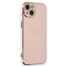 Microsonic Apple iPhone 15 Kılıf Olive Plated Pembe