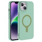 Microsonic Apple iPhone 14 Kılıf Pastello MagSafe Turkuaz