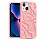 Microsonic Apple iPhone 13 Kılıf Rippledots Pembe