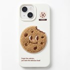 Microsonic Apple iPhone 13 Kılıf Stitched Puppy Plush Beyaz Kurabiye