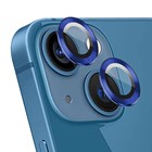 Microsonic Apple iPhone 15 Tekli Kamera Lens Koruma Camı Lacivert