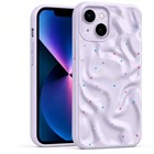 Microsonic Apple iPhone 15 Plus Kılıf Rippledots Lila
