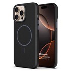 Microsonic Apple iPhone 14 Pro Kılıf MagLeather Pro Siyah