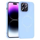 Microsonic Apple iPhone 14 Pro Max Kılıf AirFit MagSafe Mavi