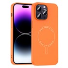 Microsonic Apple iPhone 14 Pro Max Kılıf AirFit MagSafe Turuncu