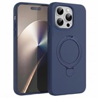 Microsonic Apple iPhone 14 Pro Max Kılıf Aura Stant MagSafe Lacivert