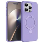 Microsonic Apple iPhone 14 Pro Max Kılıf Aura Stant MagSafe Lila